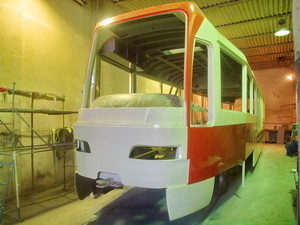 Новый одесский трамвай: уже в процессе сборки (ФОТО)