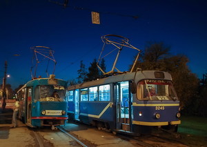 В Одессе остановлено движение трамвайного маршрута
