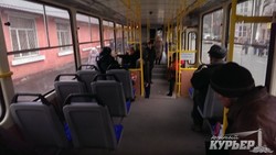 Впервые на одесских маршрутах появился трамвай, приспособленный для инвалидов (ФОТО)