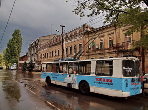 В Одессе временно изменился маршрут троллейбуса