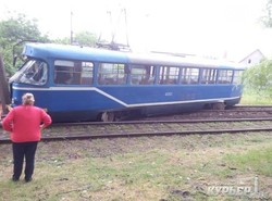 В Одессе снова сошел с путей трамвай (ФОТО)