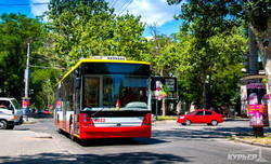 Новые одесские троллейбусы уже работают на 7-м маршруте (ФОТО)