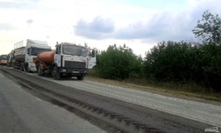 На трассе Одесса-Рени пробки: идет ремонт дорожного полотна (ФОТО)