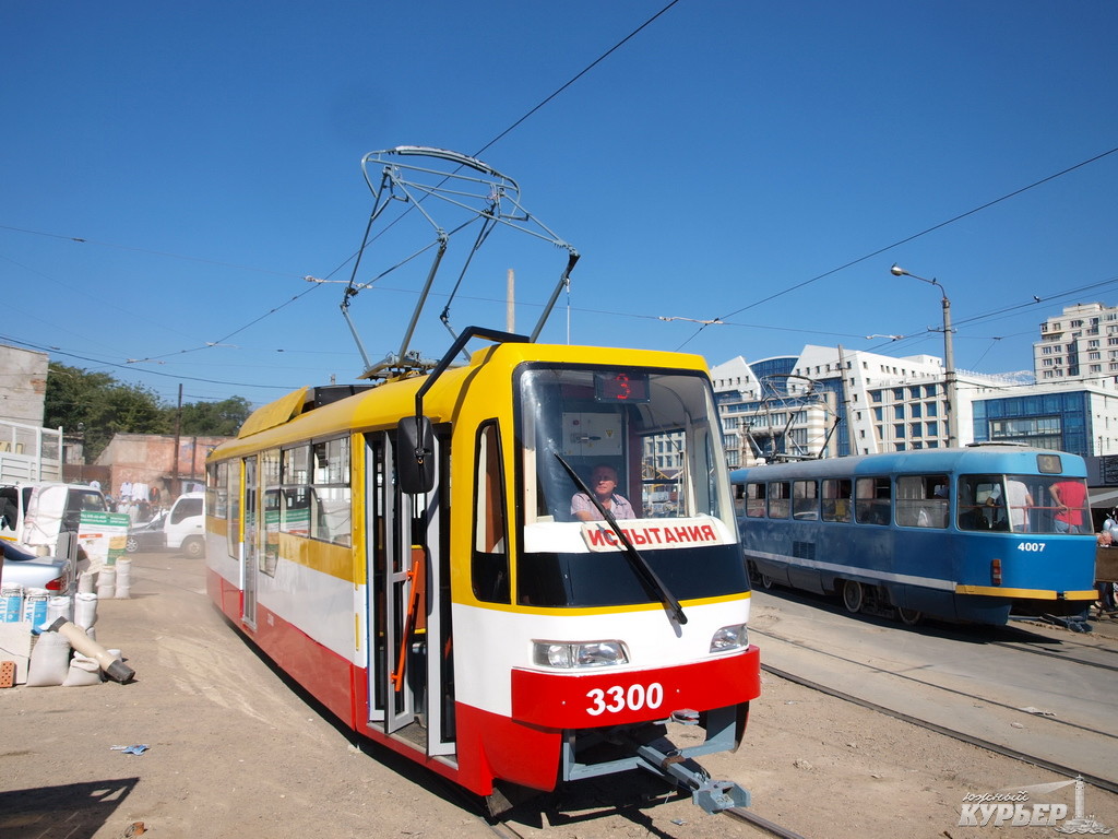 новый трамвай одесского производства