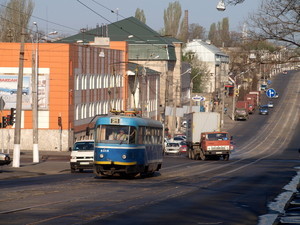 Одесскому трамваю №21 второй раз за день не повезло