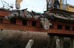 Мост у с. Паланка уже ремонтируют (ФОТО)