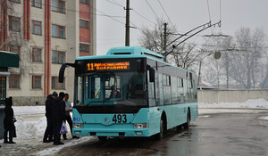 В Чернигове на день Святого Николая запустили новую линию троллейбуса (ФОТО)
