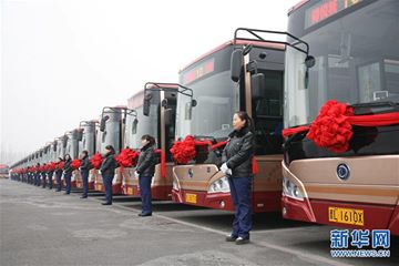Город Линьфэнь получил 200 электробусов