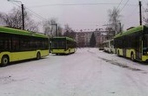 25 декабря во Львов поставили последнюю партию троллейбусов "Электрон Т19102"