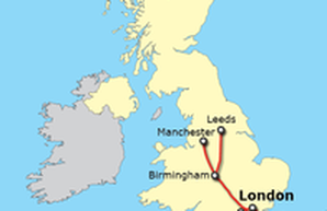 В Великобритании построят высокоскоростную железнодорожную линию HS2
