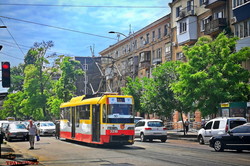 Як ходить одеський трамвай: маршрут №10 (ВІДЕО)