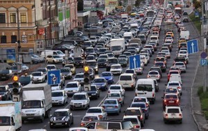 Киев догнал Нью-Йорк по количеству автомобилей