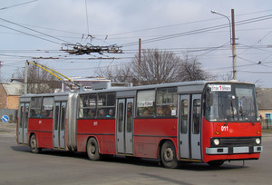 В райцентре Киевской области на линию вышли венгерские троллейбусы-"гармошки" (ФОТО)