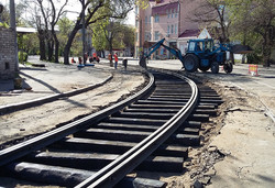 Как ремонтируют трамвайные пути в Николаеве (ФОТО)