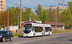 В Минске на линию вышли первые электробусы белорусского производства "Витовт Макс" (ФОТО)