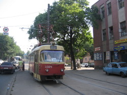Фото дня: одесский трамвай на Балковской, которого больше нет