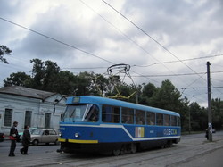 Фото дня: одесский трамвай на Балковской, которого больше нет