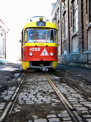Фото дня: остаток узкоколейного трамвая в Одессе