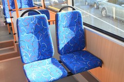 В Житомире запустили на маршруты модернизированный старый троллейбус "ЗиУ" с низким полом