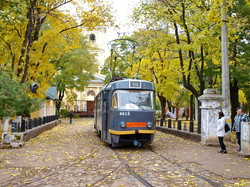 Фото дня: одесский трамвай на Алексеевской площади (ФОТО)