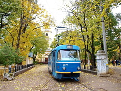 Фото дня: одесский трамвай на Алексеевской площади (ФОТО)