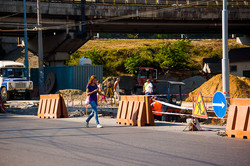 У Пересыпского моста в Одессе возобновилась реконструкция трамвайных путей (ФОТО)