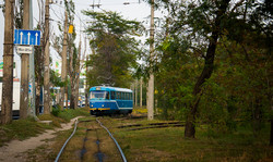 Как работает одесский трамвай на поселке Котовского и в Лузановке (ФОТО)