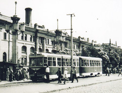 Одесские трамваи раньше разворачивались вокруг сквера 9 Января (ФОТО)