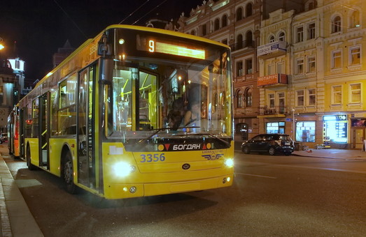 Для Киева создали схему ночного общественного транспорта