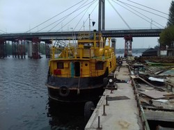 Киевский речной порт отремонтировал судно для своего флота