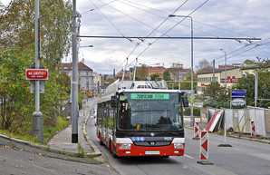 В столице Чехии начались испытания троллейбуса