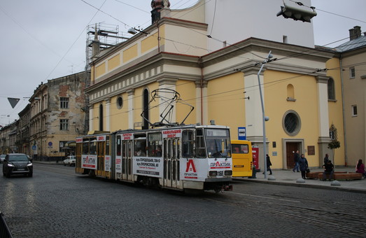 Во Львове может появиться участок линии трамвая с левосторонним движением