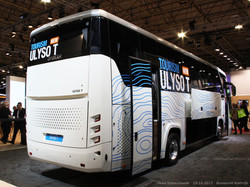 Туристический автобус Otokar Ulyso T с простым, но привлекательным дизайном.