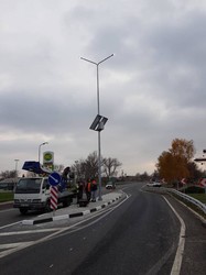 На трассе Одесса - Рени появился первый ограничитель скорости на въезде в село Маяки (ФОТО)