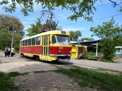 Фото дня: одесские трамваи в Люстдорфе