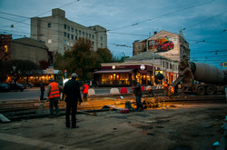 Как ремонтируют трамвайные пути в Харькове (ФОТО)