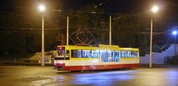 Фото дня: новые одесские трамваи на улицах города