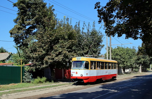 Фото дня: едем на одесском трамвае на Дачу Ковалевского