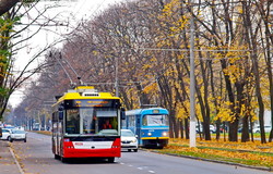 Фото дня: новые троллейбусы "Богдан" на улицах Одессы