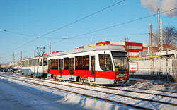 В Магнитогорск начались поставки новых трамваев