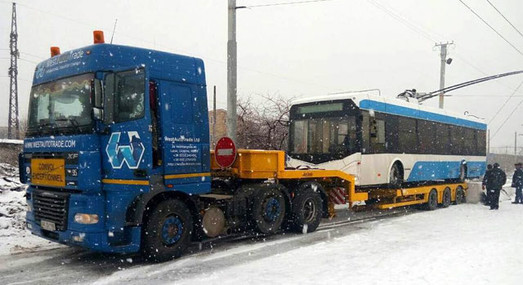 Днепр получает белорусские троллейбусы