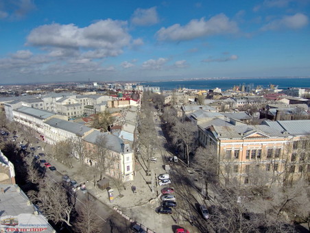 Как ремонтируют улицу Преображенскую в Одессе: смотрим с высоты (ФОТО, ВИДЕО)