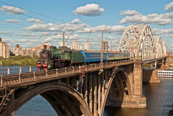 8 марта в Киеве запустят ретро поезд с паровозом