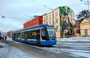 Киев за 2018 год купит 20 новых новых низкопольных трамваев