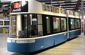 В швейцарском Цюрихе презентовали проект нового трамвая, разработанный Bombardier специально для города