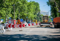 Как в Одессе расширяют проезжую часть на проспекте Шевченко (ФОТО)