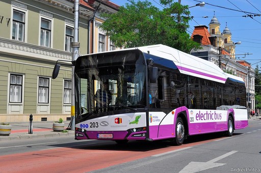 В румынский город Клуж-Напока прибыла первая партия электробусов