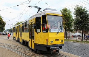 Появились первые фотографии испытаний трамваев из Берлина во Львове
