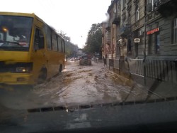 Львов снова подтопило после дождя – трамваи не курсировали