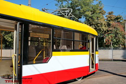 Одесситам показали новый трамвай "Одиссей" и музей электротранспорта (ФОТО)